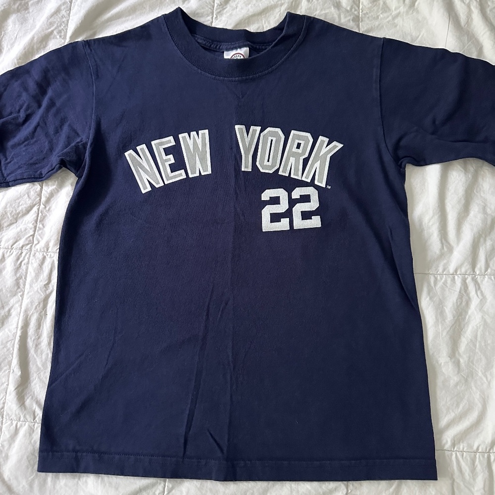 Boys Yankees Roger Clemens tee shirt size Medium 8/10